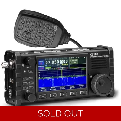 XIEGU X6100 - ULTRA-PORTABLE SHORTWAVE TRANSCEIVER RADIO